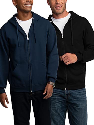 Full Zip - 2 Pack - Black/Navy Full Zip - 2 Pack - Black/Navy